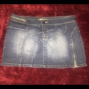 BEBE JEAN MINI SKIRT